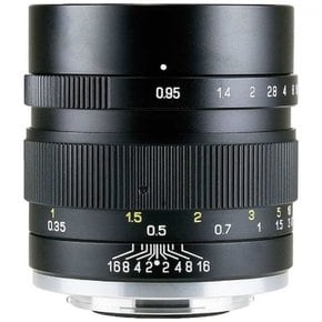 ZHONG YI OPTICS 카메라 렌즈 35mm F0.95 II 스피드마스터 블랙 (후지필름 X/ 싱글 포커스 렌즈)