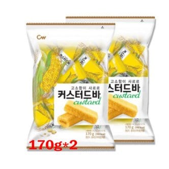  청우 커스터드바 340g x8