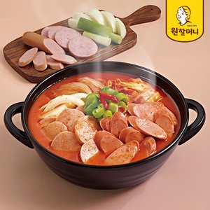  [원할머니]  쫄깃한 햄 듬뿍 부대찌개 500g x 6팩