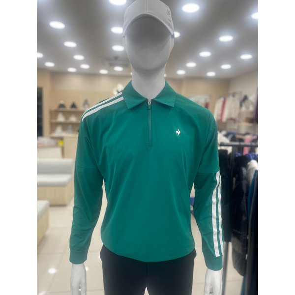 [여주점] 남성 EASY-FIT 반집업 폴로 티셔츠 GQ321MTL81 GREEN