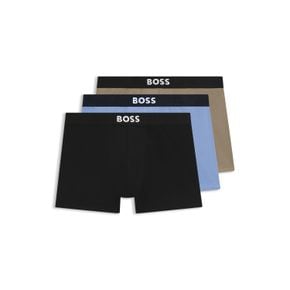 [BOSS ONE] 로고 웨이스트밴드 박서 브리프 3개 세트 멀티