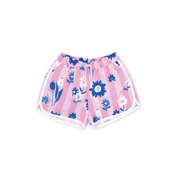 꽃 수영복 바지 (핑크)