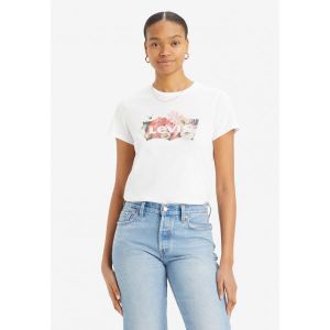 이스퀘어 5114489 Levis THE PERFECT TEE - Print T-shirt bright white