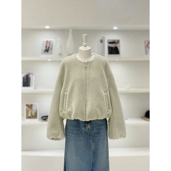 듀엘 [여주점] 여성 라운드넥 플리스 숏점퍼 (L261PSJ003)