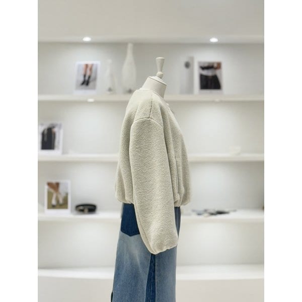 [여주점] 여성 라운드넥 플리스 숏점퍼 (L261PSJ003)