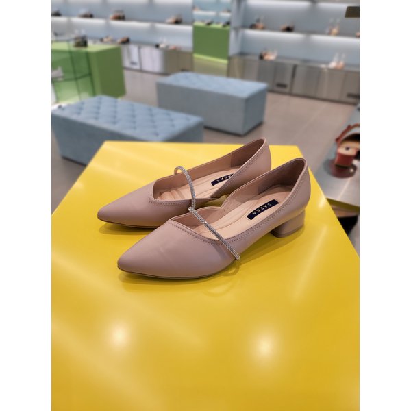 [여주점] 보석줄 단화 펌프스 3CM A24P008[2컬러]