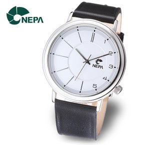 남성 정장 가죽 손목시계 N3037-WHITE