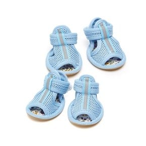 (70% 땡처리세일) 펫츠랜드 애견신발 메쉬플랑샌들 스카이4호 길이5.8cm