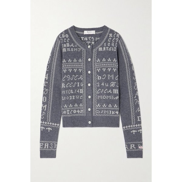 키트 자수 울 가디건 46376663162969445