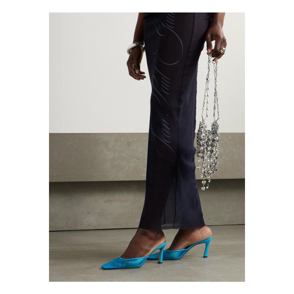 주노 가죽 트리밍 메쉬 펌프스 1647597349104228