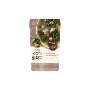 비법육수 담백한 소고기 미역국 300g 회사원 신선 남해미역 간편식