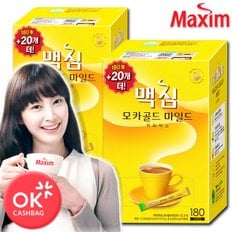 [맥심] 모카골드 커피믹스 총 400T(180T x2개)