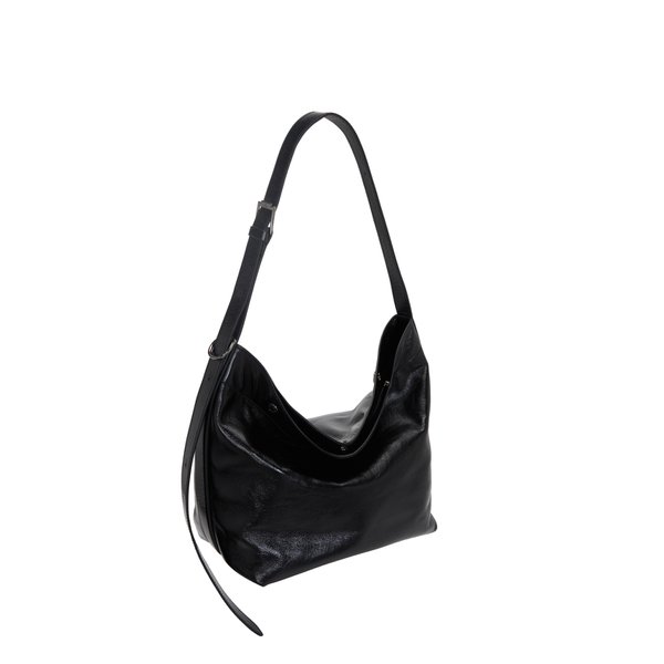 Perfec Button Up Soft Hobo S (퍼펙 버튼 업 소프트 호보 스몰) Black_VQB4-1HO290-1BKXX