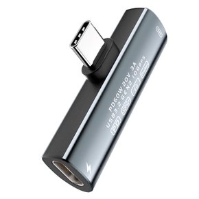 USB3.2 GEN2 10Gbps C타입 PD 60W 퀵 충전 노래 듀얼젠더 AC04