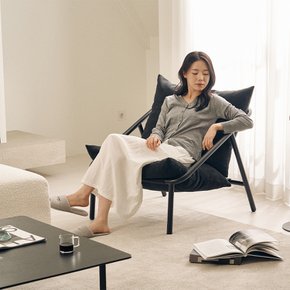 에이다 1인소파+소파 스툴 SET (블랙/블랙)
