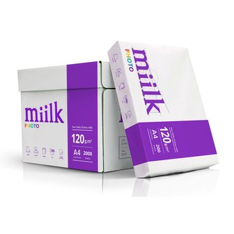 miilk 밀크 A4 복사용지 A4용지 포토 2000매 1BOX