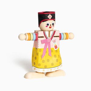 오너클랜 우리나라 전통 한복 나무인형 만들기 (여자 한복)