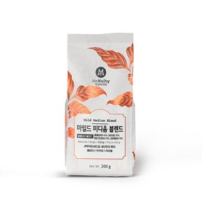 맥널티 마일드 미디움 블렌드 원두 200g