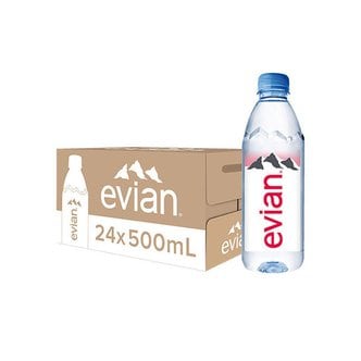  에비앙 천연광천수 생수 500ml x 24개