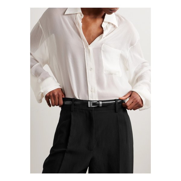 다운타운 가죽 벨트 블랙 1647597359753821