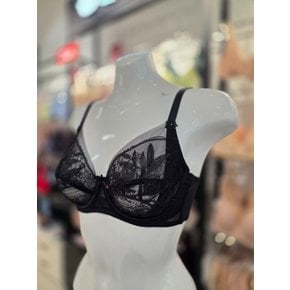 [시흥점] S 비너스 ) 오르화 쉬폰레이스 홑겹 브라 [OBR7863-BK]