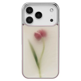 디어마이뮤즈 +맥세이프 radiant flower pink Silver Epoxy Phone Case 아이폰 갤럭시 에폭시 케이스