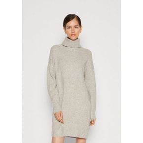 3637111 GAP CASH LIKE TURTLENECK MINI - Jumper dress pebble grey