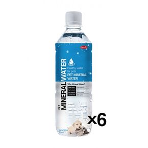 바우와우 펫 미네랄 워터 500ml X6 수분보충 음료간식