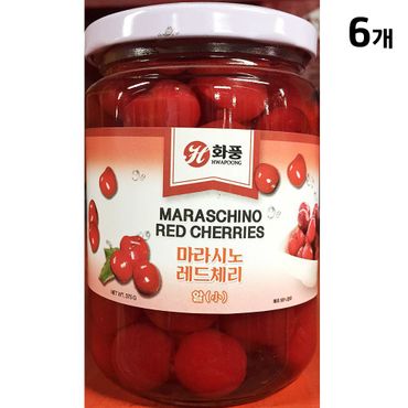  화풍 적체리 무꼭지 380g X6