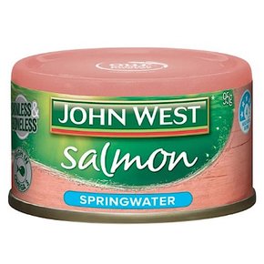존웨스트 스프링어퉈 연어 통조림 John West Springwater Salmon 95g 6개