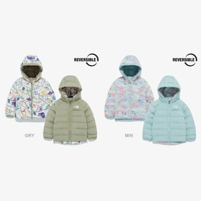 NJ3NQ90 베이비 리버시블 페리토 후디드 자켓 BABY REVERSIBLE PERRITO HOODED JACKET