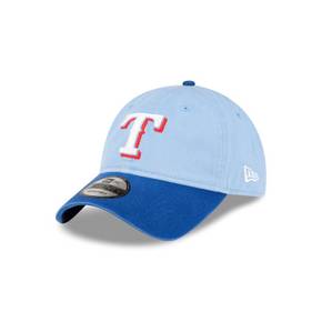 [해외] 1082561 뉴에라 모자 MLB [텍사스 레인저스] Core Classic Replica Light Blue 9TWENTY A