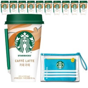 컵커피 카페라떼  200mlX10컵X파우치세트