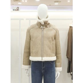 숏 집업 무스탕(OBBMUT2)