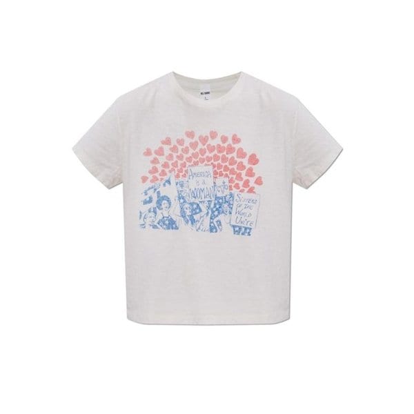 26SS 리던 반팔 티셔츠 02WBXT006 VINTAGE WHITE DOM