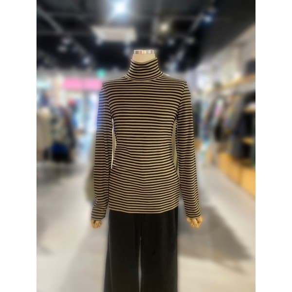 [여주점] 스트라이프 기모 긴팔 티셔츠 (BATS59461)