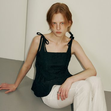 레이브 Jacquard Sleeveless Blouse VW5MB145_2color