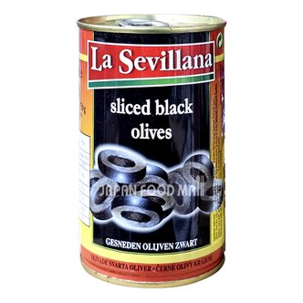 재팬푸드몰 라세빌라나 슬라이스 블랙올리브 350g (캔)