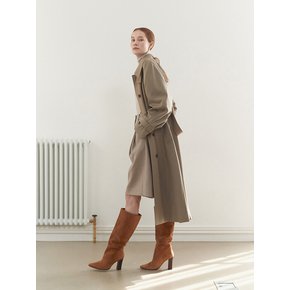 COCOON BALMACAAN TRENCH COAT(ash khaki)