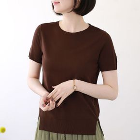 마렌 라운드 반팔 니트 JKN109_P337676926