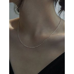 silver925 ball chain necklace (2color)