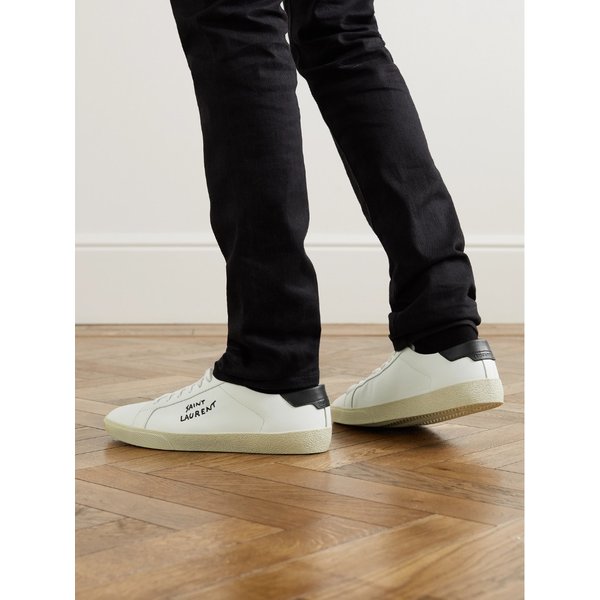 코트 클래식 SL/06 로고 자수 가죽 스니커즈 1647597306133996