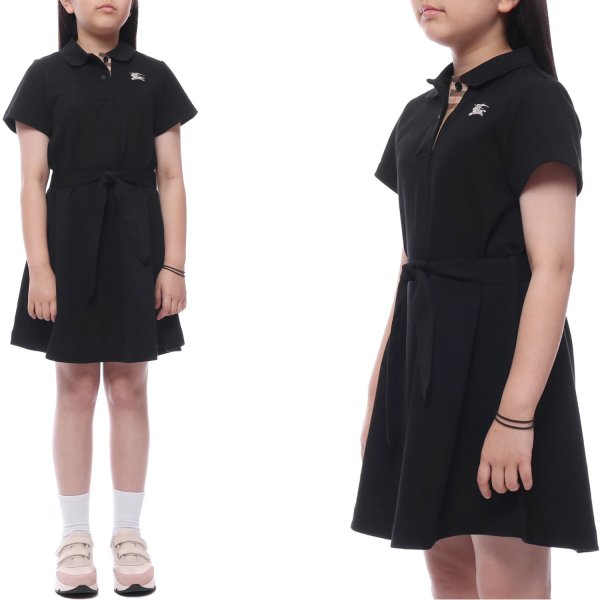 [부산점] 25SS 로고 자수 폴로 원피스 (8105084 BLACK 25S)