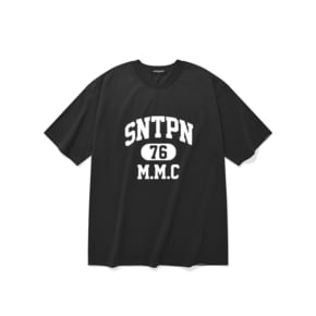 SP SNTPN LOGO T SHIRTS-BLACK WHITE