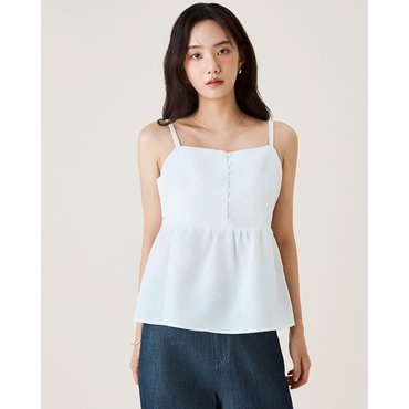로엠 린넨 나시 블라우스_RMBNF37RT1