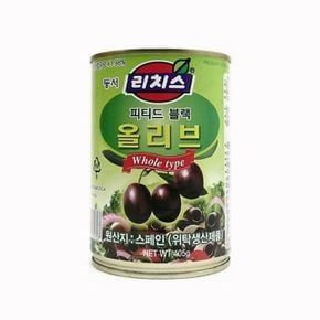 간편요리 동서 리치스 블랙 올리브 홀 405 G 24EA  1BOX