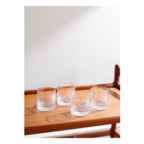 Roebling Set of Four Rocks Glasses