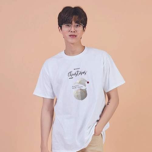 키밍 산타클로스 성탄절 메리 크리스마스 반팔티 RS