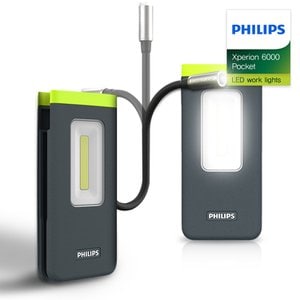 필립스 공식판매점 프로페셔널 엑스페리온 6000 시리즈 LED 작업등 캠핑랜턴 X60 Pocket