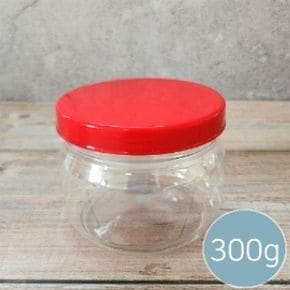 밀폐용기 300g원형 보관용기 PET용기 양념통 고추장통 7633 젓갈통